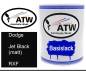 Preview: Dodge, Jet Black (matt), RXF: 1L Lackdose, von ATW Autoteile West.